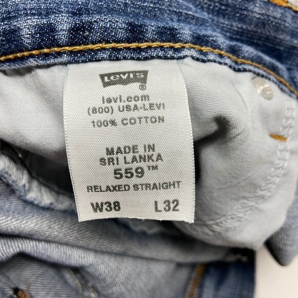 LEVI'S | Distressed Denim Cut-Off Shorts - Picture 8 of 14